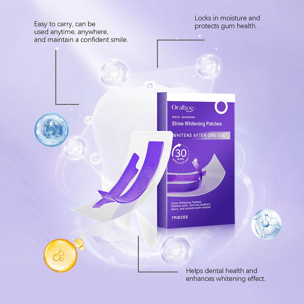 7pcs Purple Teeth Whitening St - Teeth Whitening Bleaching Kit review and price