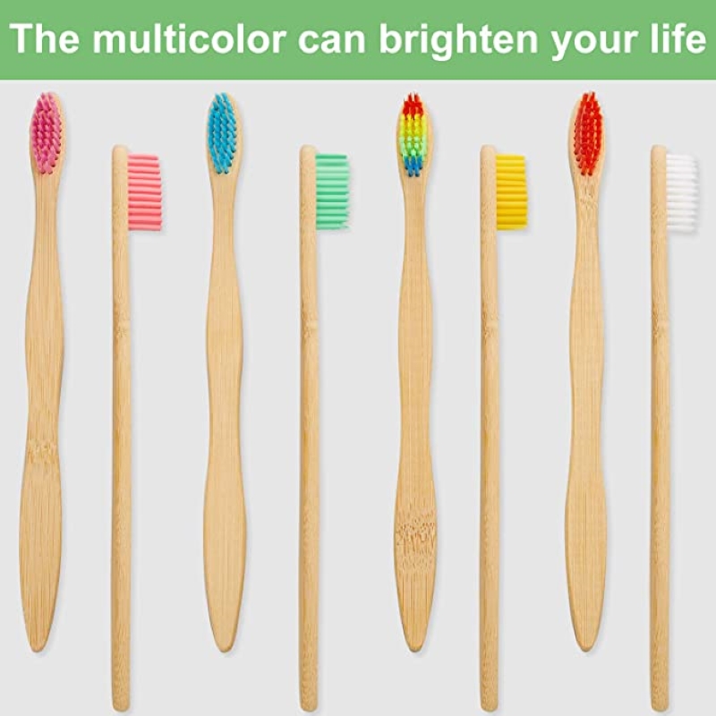 50/100PCS Colorful Natural Bam - Teeth Whitening Logo review and price