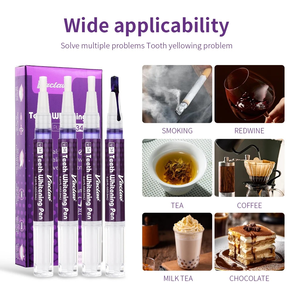 Vaclav V34 Purple teeth whiten - Teeth Whitening Gel review and price